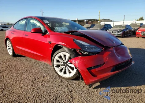 2022 Tesla Model 3 из США, поврежденный, VIN 5YJ3E1EA2NF288344